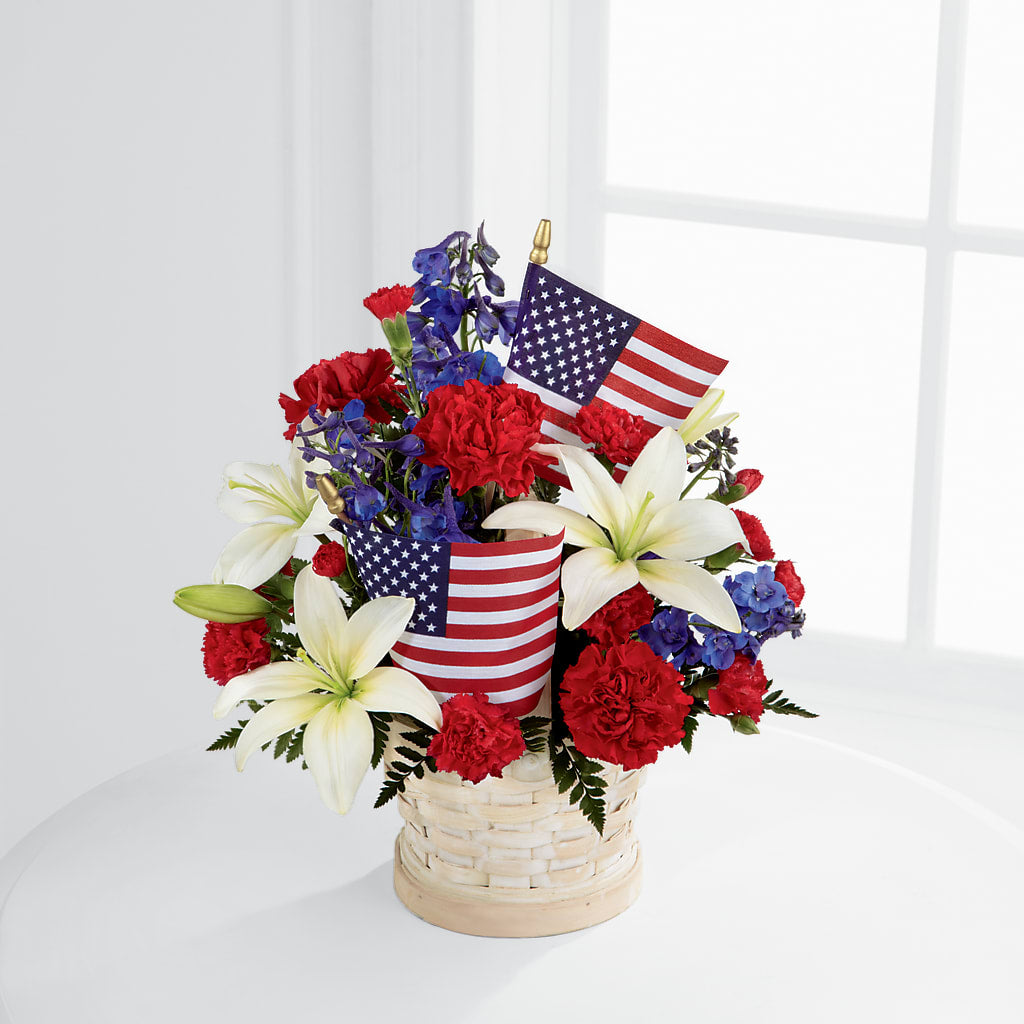 American Glory Bouquet – Elises Flowers, Montgomery Village MD