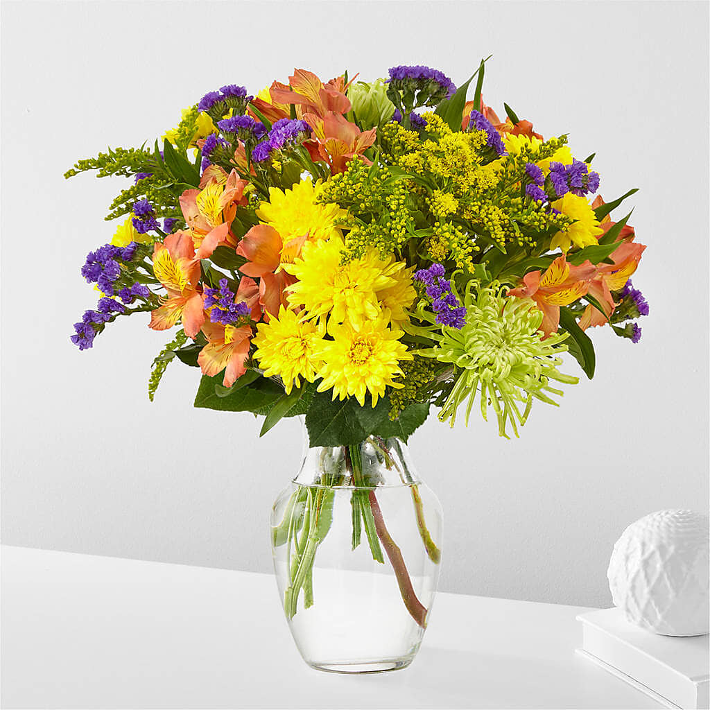 Marmalade Skies Bouquet – Elises Flowers, Montgomery Village MD