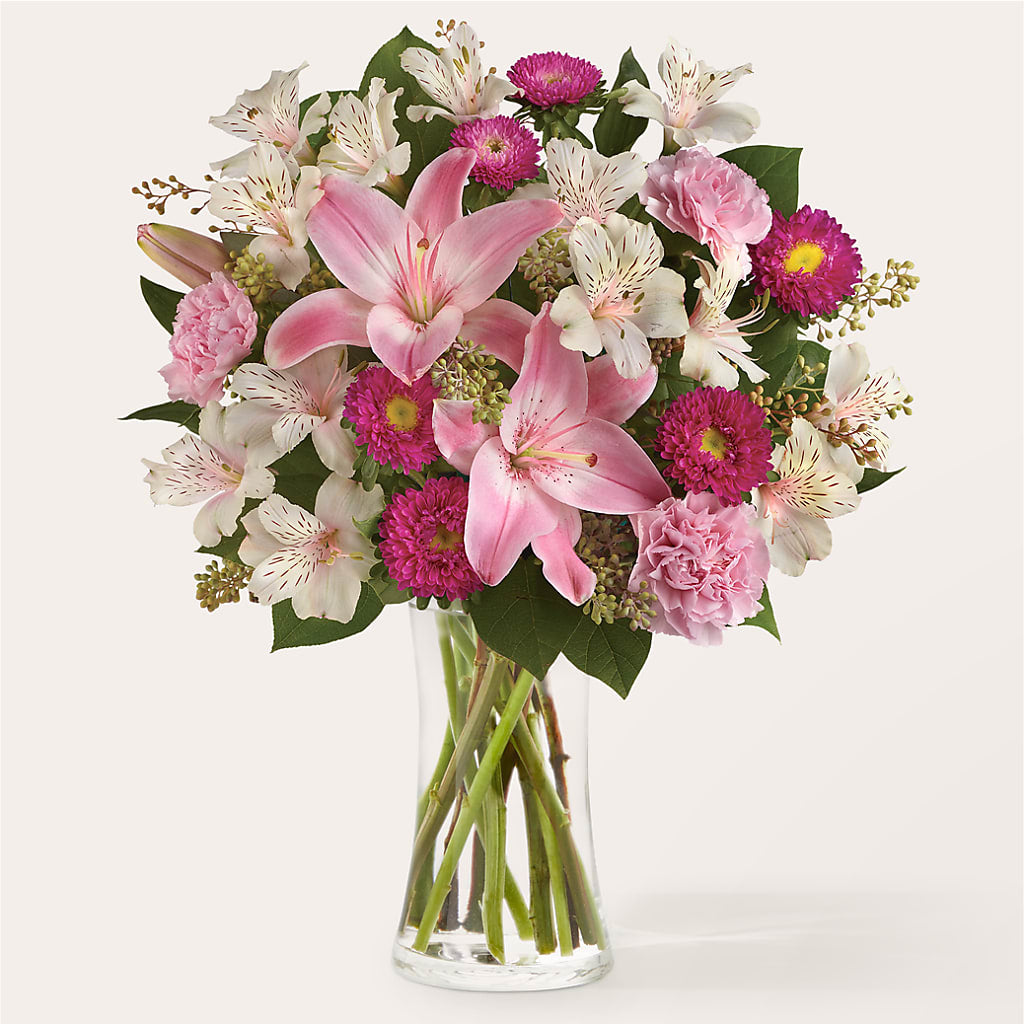 Feeling Fuchsia Bouquet – Elises Flowers, Montgomery Village MD