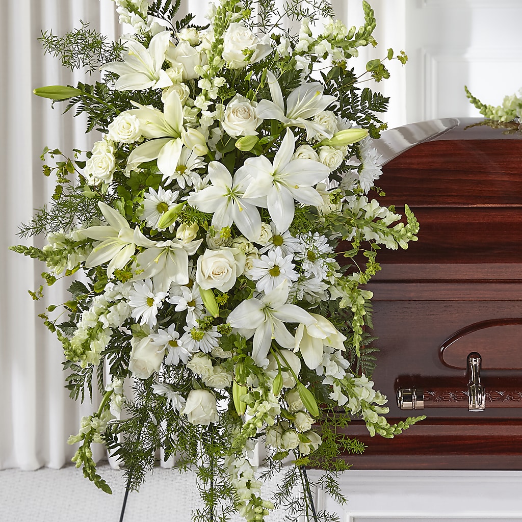 Loving Thoughts Standing Spray – Elises Flowers, Montgomery Village MD