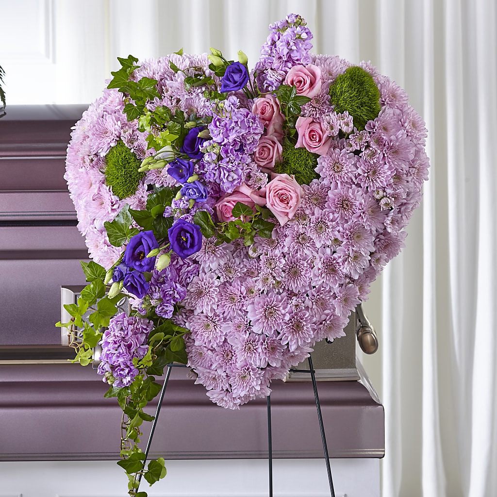 Treasured Love Standing Heart – Elises Flowers, Montgomery Village MD