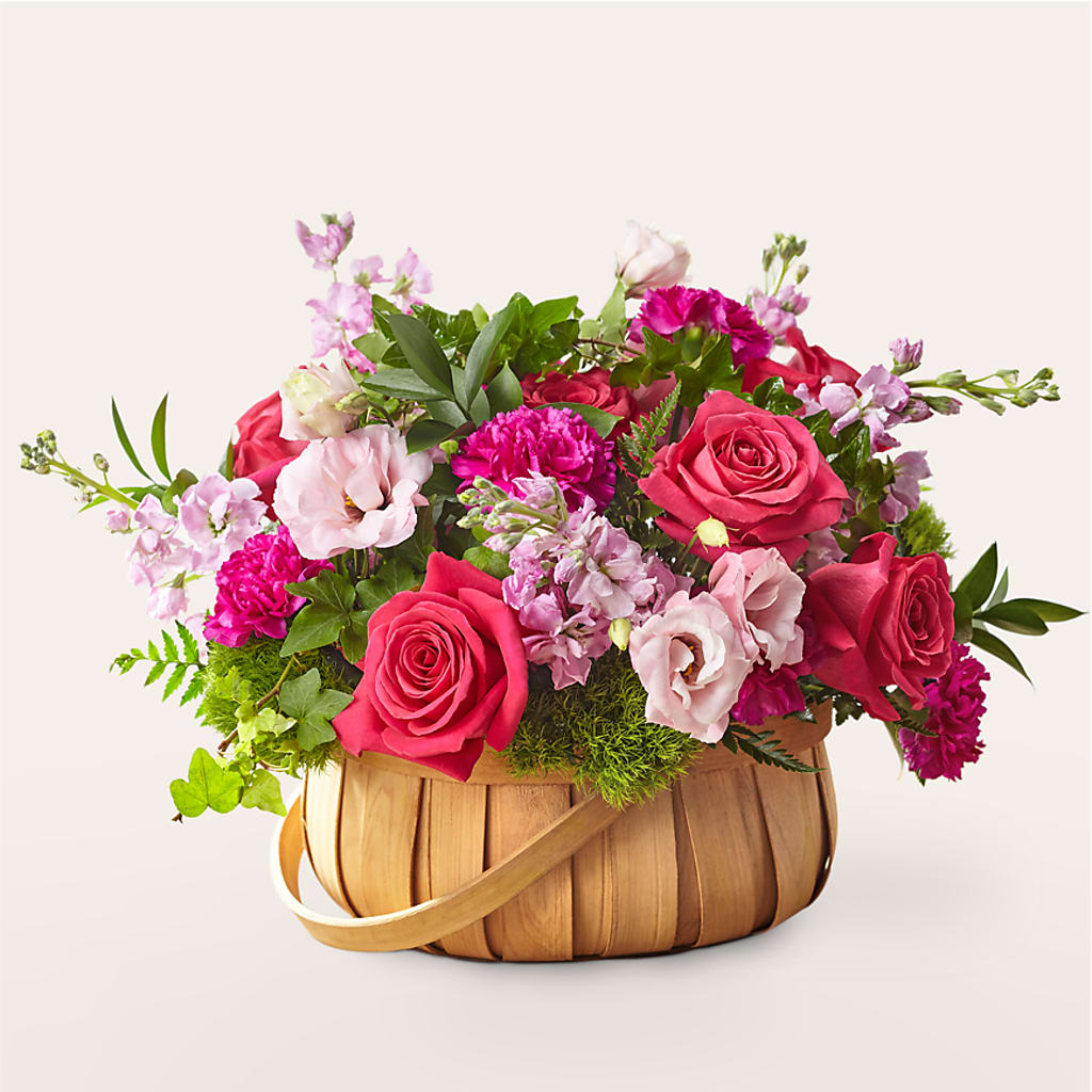 Radiance in Bloom Basket – Elises Flowers, Montgomery Village MD