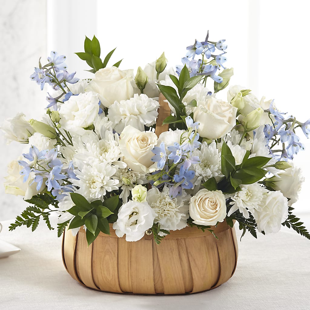 Sincerely Heartfelt Basket – Elises Flowers, Montgomery Village MD