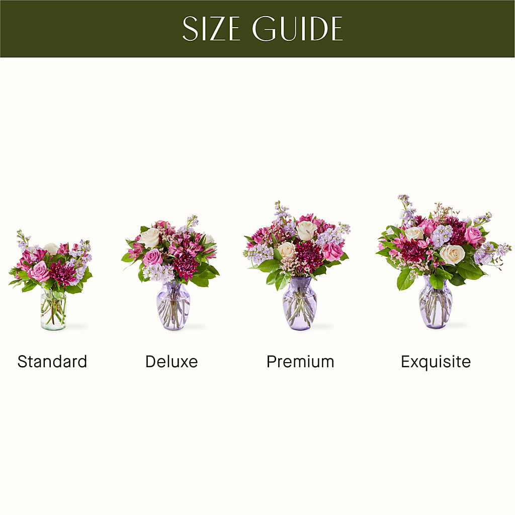 Amethyst Dreams Bouquet – Elises Flowers, Montgomery Village MD