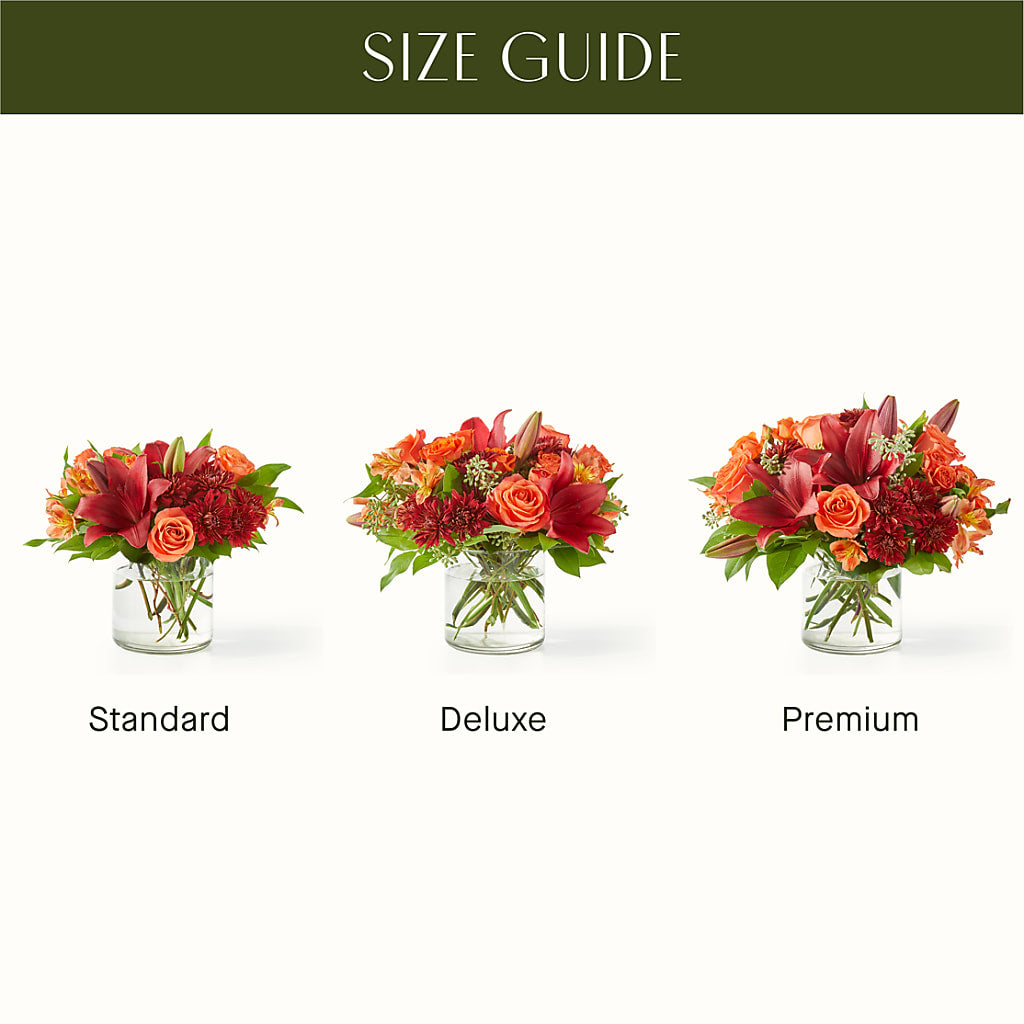 Crimson Leaves Bouquet – Elises Flowers, Montgomery Village MD