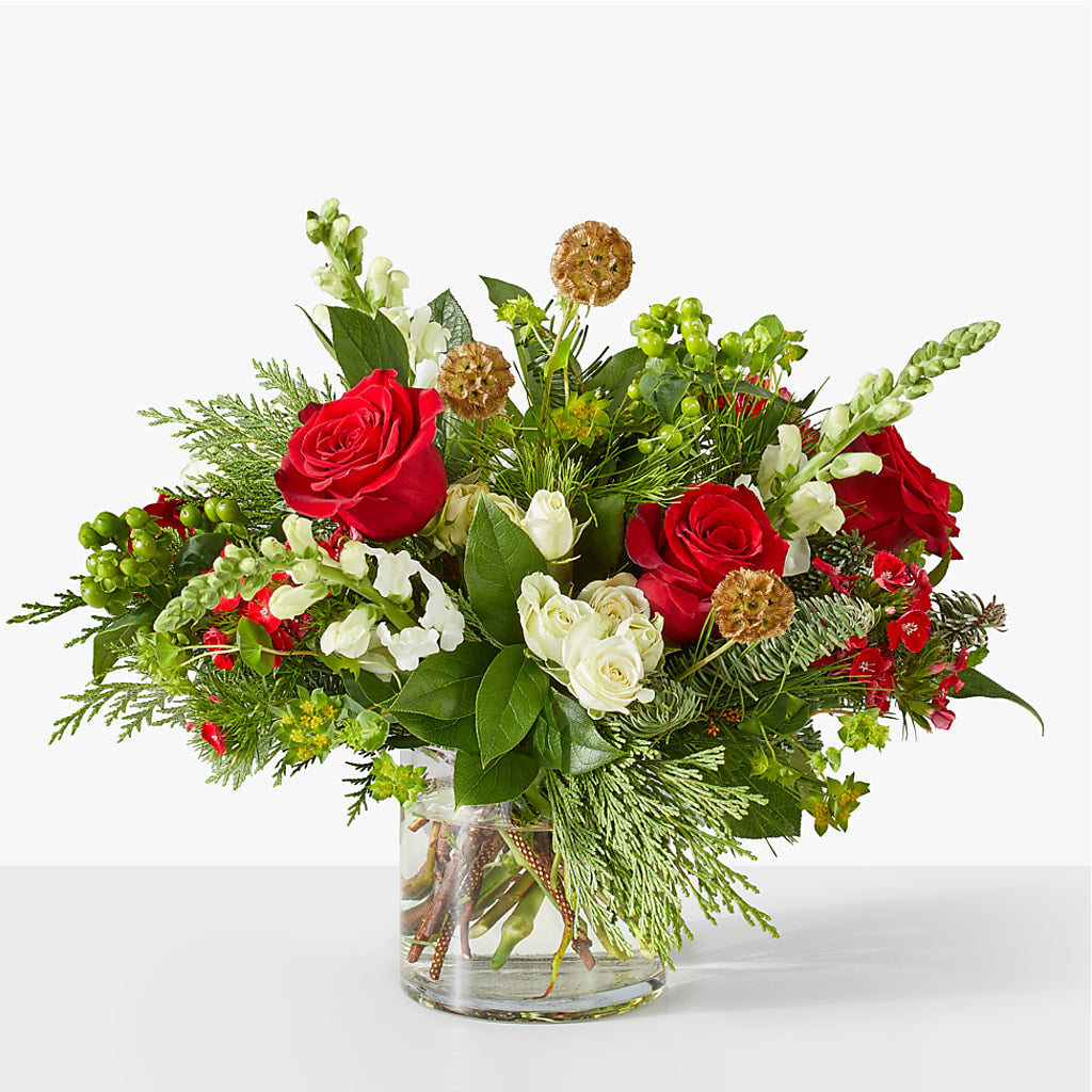 Deck the Halls Bouquet – Elises Flowers, Montgomery Village MD