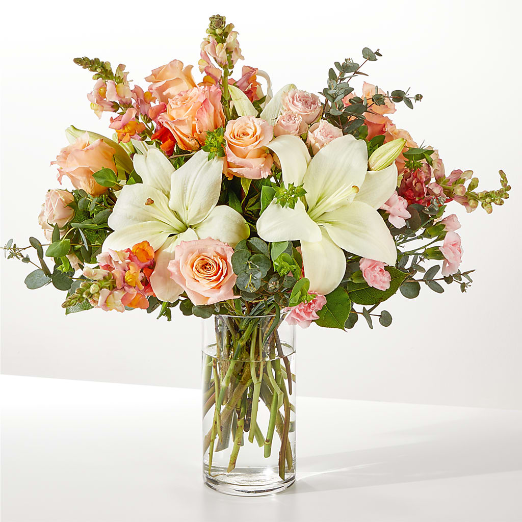 Grapefruit Splash Bouquet – Elises Flowers, Montgomery Village MD