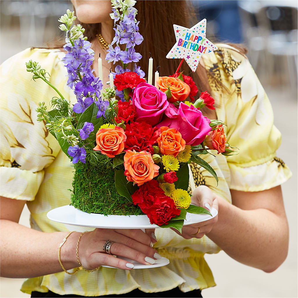 Best Year Yet Floral Cake – Elises Flowers, Montgomery Village MD