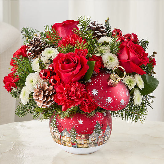 Christmas Carols Ornament –  Elises Flowers, Montgomery Village MD