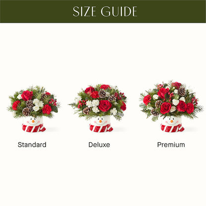 Jolly Snowman Bouquet –  Elises Flowers, Montgomery Village MD