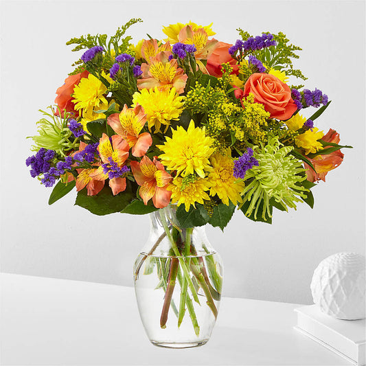 Marmalade Skies Bouquet –  Elises Flowers, Montgomery Village MD
