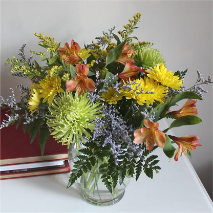 Marmalade Skies Bouquet –  Elises Flowers, Montgomery Village MD