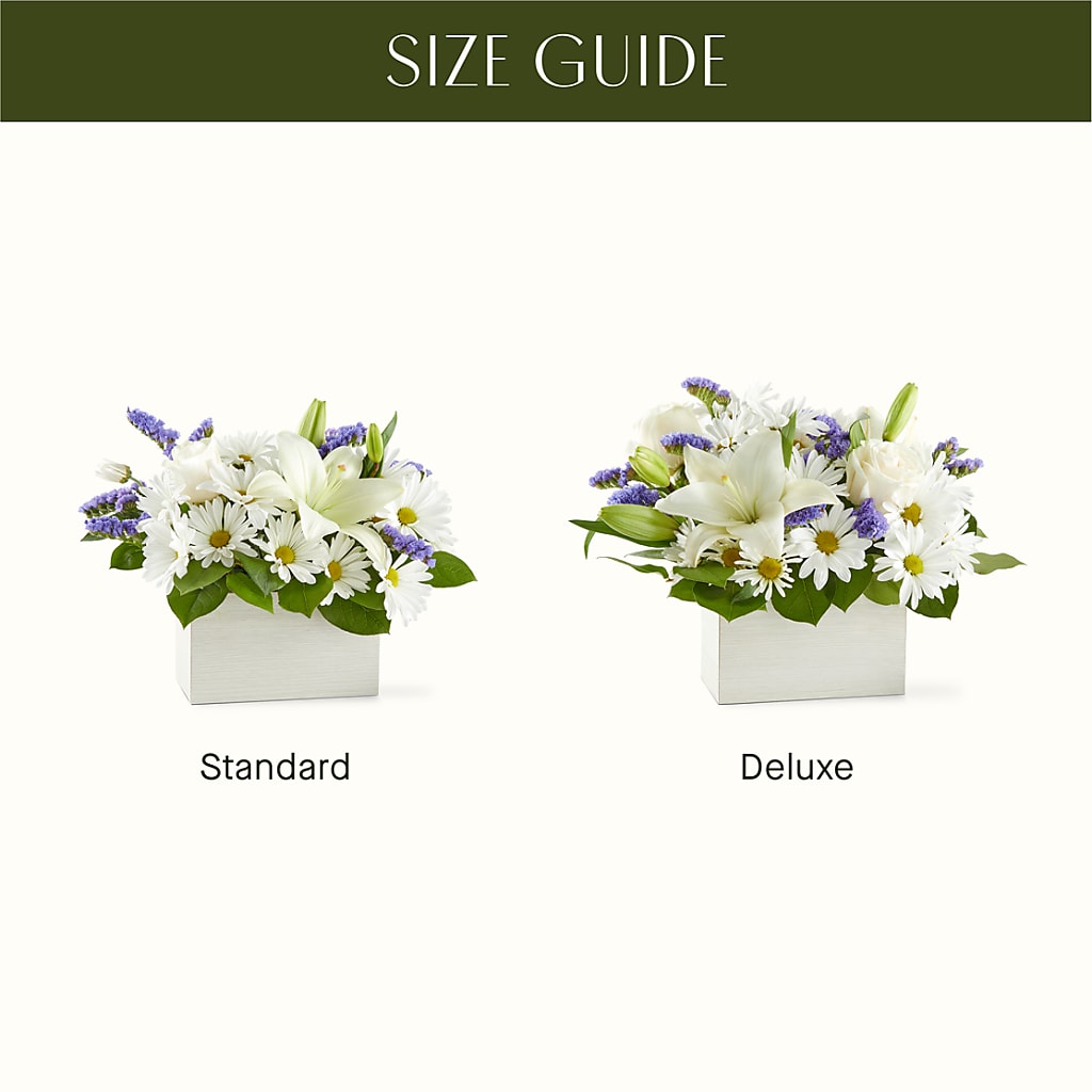 Beyond Blue Box Bouquet –  Elises Flowers, Montgomery Village MD