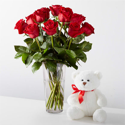 Romantic Long Stem Red Rose Bouquet Bundles –  Elises Flowers, Montgomery Village MD