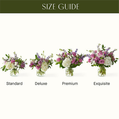 Violet Caress Bouquet –  Elises Flowers, Montgomery Village MD