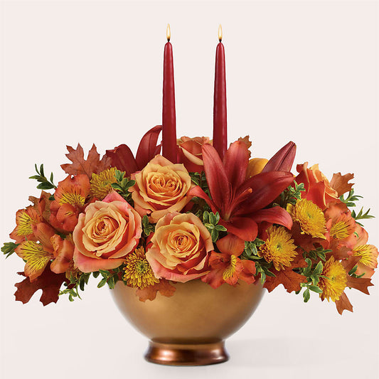 Harvest Table Centerpiece –  Elises Flowers, Montgomery Village MD