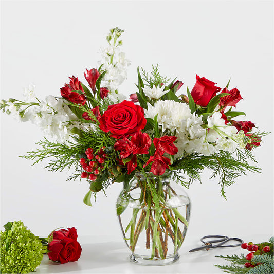 Merry Moment Bouquet – A Florist Original –  Elises Flowers, Montgomery Village MD