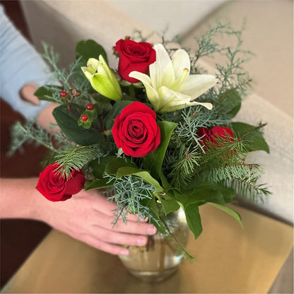 Glittering Lights Bouquet –  Elises Flowers, Montgomery Village MD
