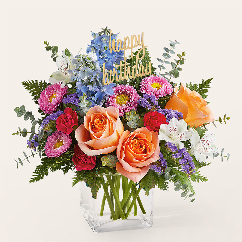 Birthday Bash Bouquet –  Elises Flowers, Montgomery Village MD