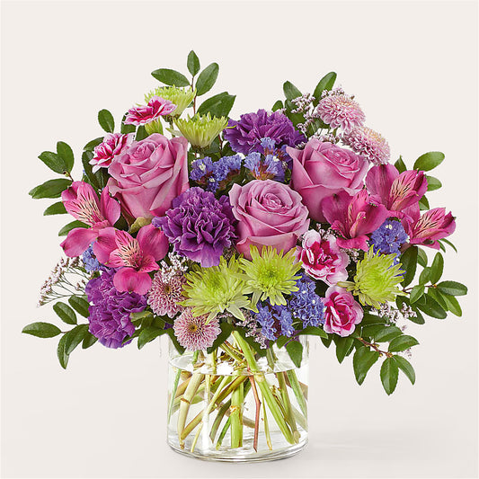 Glass Half Full Bouquet –  Elises Flowers, Montgomery Village MD