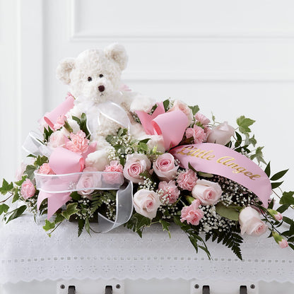 Touch of Sympathy Casket Spray –  Elises Flowers, Montgomery Village MD