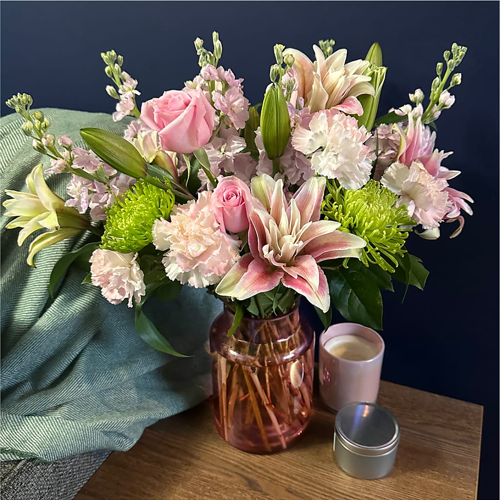 Pretty in Pink Bouquet –  Elises Flowers, Montgomery Village MD