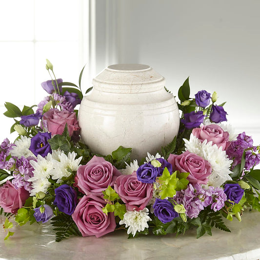 Blooming Sympathy Cremation Adornment –  Elises Flowers, Montgomery Village MD