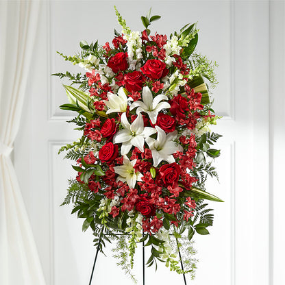 Everlasting Memory Standing Spray –  Elises Flowers, Montgomery Village MD