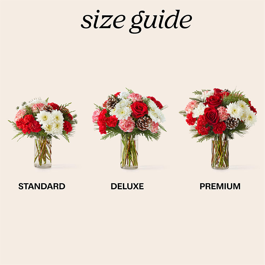 Candy Cane Lane Bouquet –  Elises Flowers, Montgomery Village MD