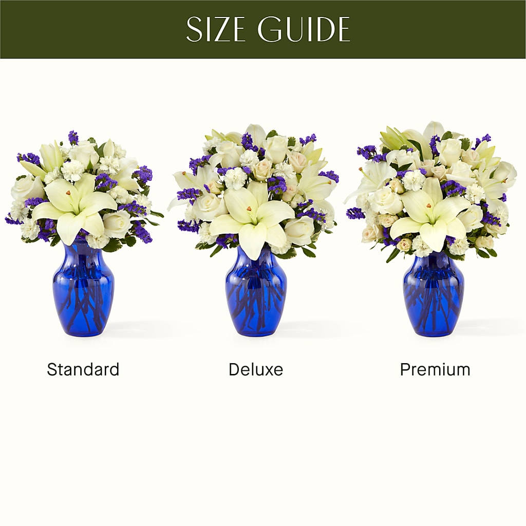 Sapphire Rush Bouquet –  Elises Flowers, Montgomery Village MD