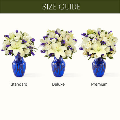 Sapphire Rush Bouquet –  Elises Flowers, Montgomery Village MD