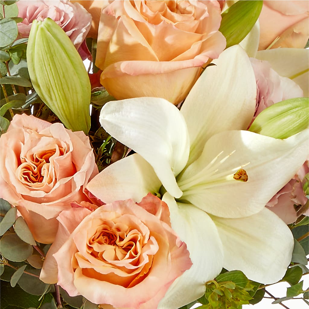 Grapefruit Splash Bouquet –  Elises Flowers, Montgomery Village MD