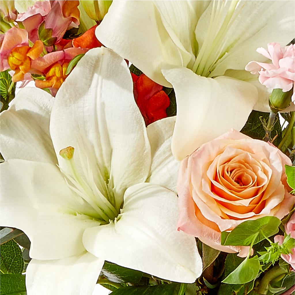 Grapefruit Splash Bouquet –  Elises Flowers, Montgomery Village MD