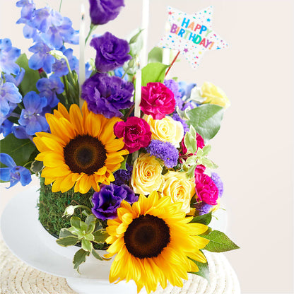 Star of the Day Floral Cake –  Elises Flowers, Montgomery Village MD