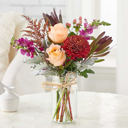 Moody Hues Bouquet –  Elises Flowers, Montgomery Village MD