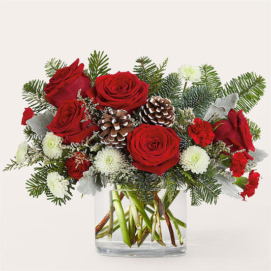 Yule Cheer Bouquet –  Elises Flowers, Montgomery Village MD