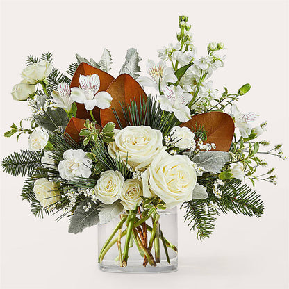 Fresh Snowfall Bouquet –  Elises Flowers, Montgomery Village MD