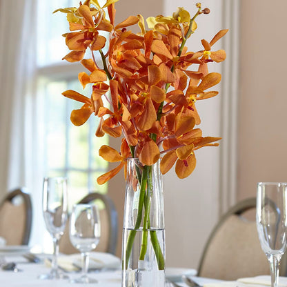 Orange Mokara Bud Vase –  Elises Flowers, Montgomery Village MD