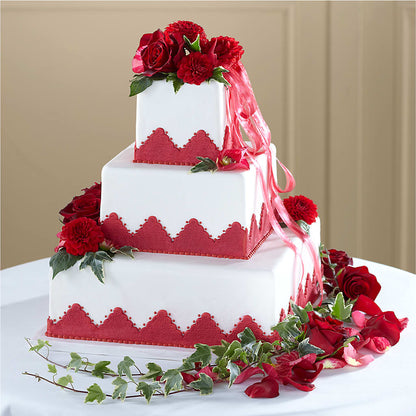 Forever Happiness Cake Decor –  Elises Flowers, Montgomery Village MD